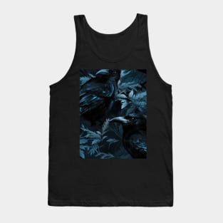 Whispers of Blue Feathers Tank Top